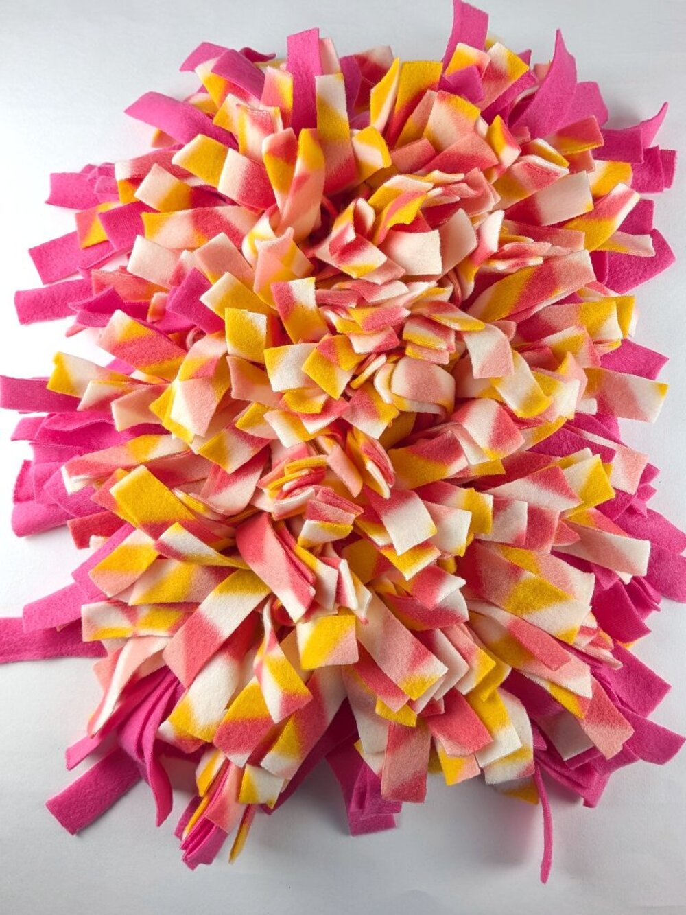 NEW Dog/Cat Snuffle Mat - Pink/Yellow #56